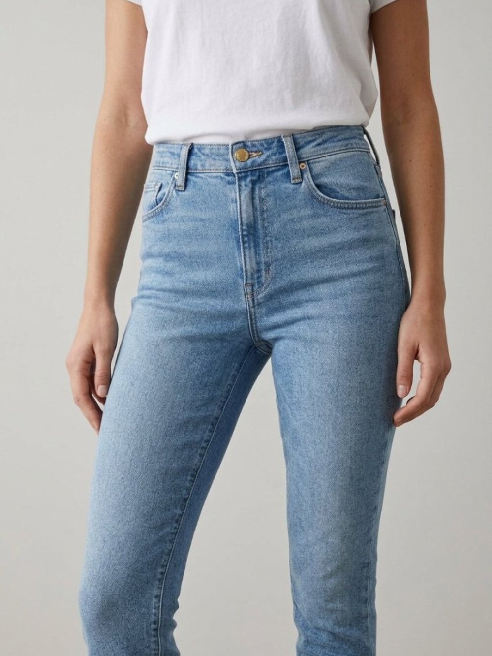 Favorite Daughter "The Sara" Super High Rise Skinny Jeans | Lanai Wash | Size 28